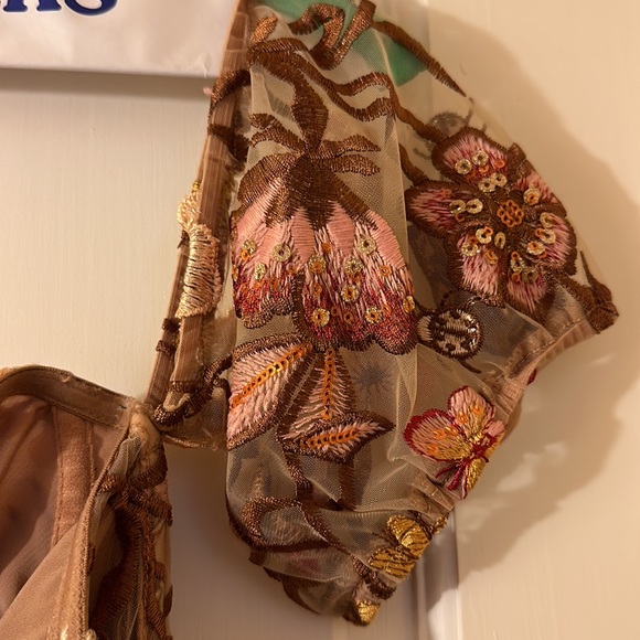 For Love & Lemons Botanic Butterflies Bustier Mini Dress - Picture 7 of 10